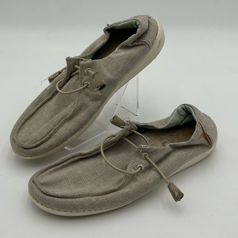 Hey Dude Wendy Canvas Shoes Chambray Beige